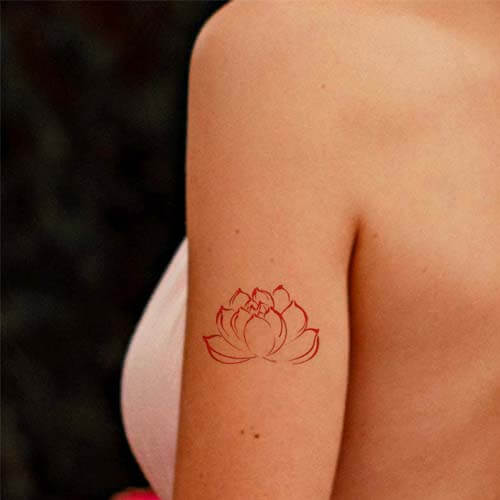 20 Red Ink Tattoos That Ooze Sophistication