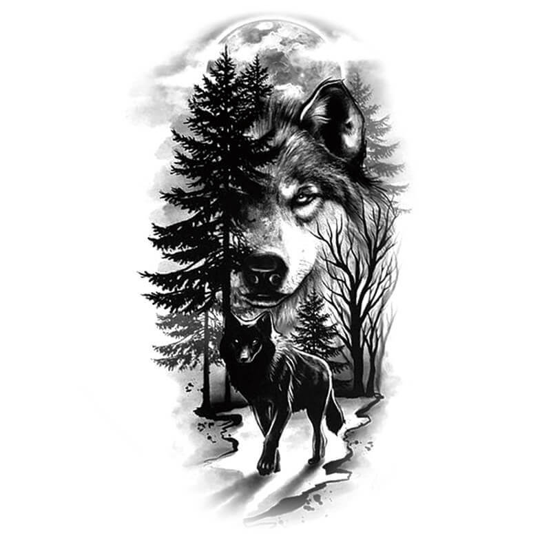 30 Outstanding Forest Tattoo Design Ideas 2023 Black  White Colorful   Saved Tattoo