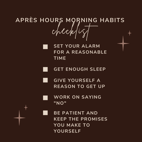 Morning Habits Checklist 