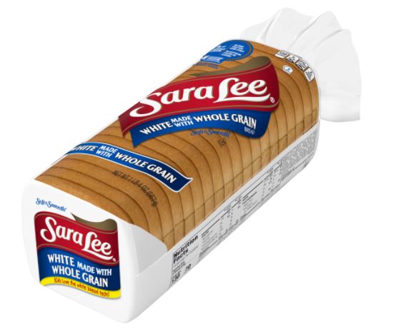 Sara Lee White Made with Whole Grain Bread