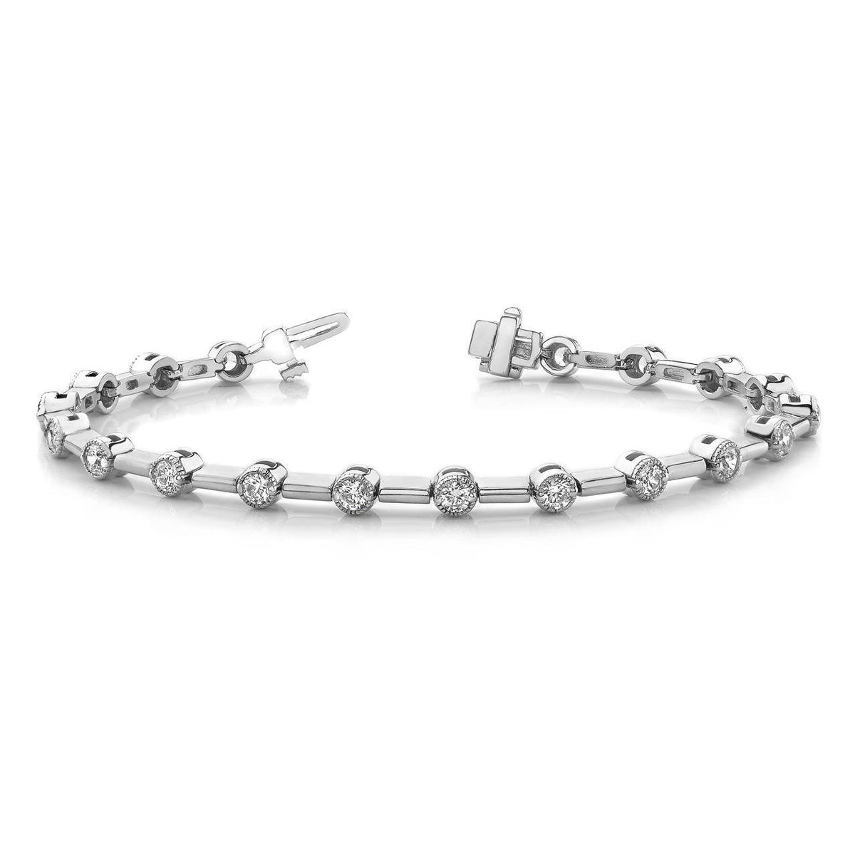 570-carats-round-brilliant-cut-diamond-link-bracelet-white-gold-14k ...