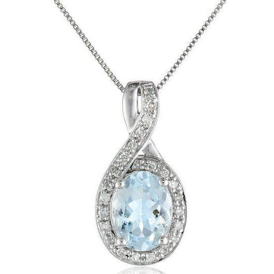 white-gold-14k-1275-ct-prong-set-aquamarine-and-diamonds-pendant ...