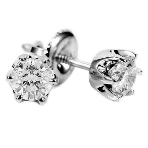 2 carat diamond earrings tiffany