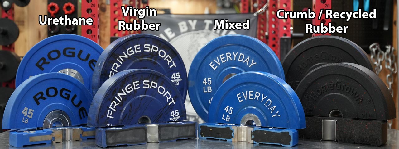 Different Rubber Types of Bumper Plates