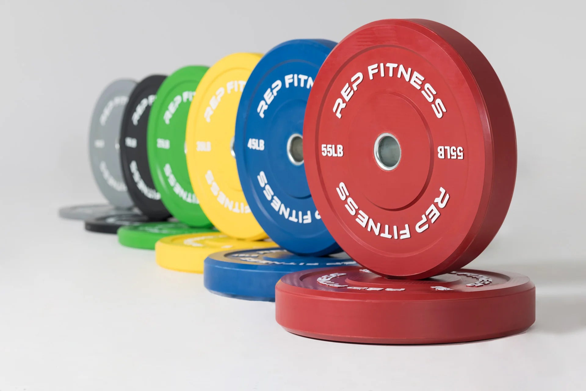 Rep Fitness Color LB Olympic Bumper Plates