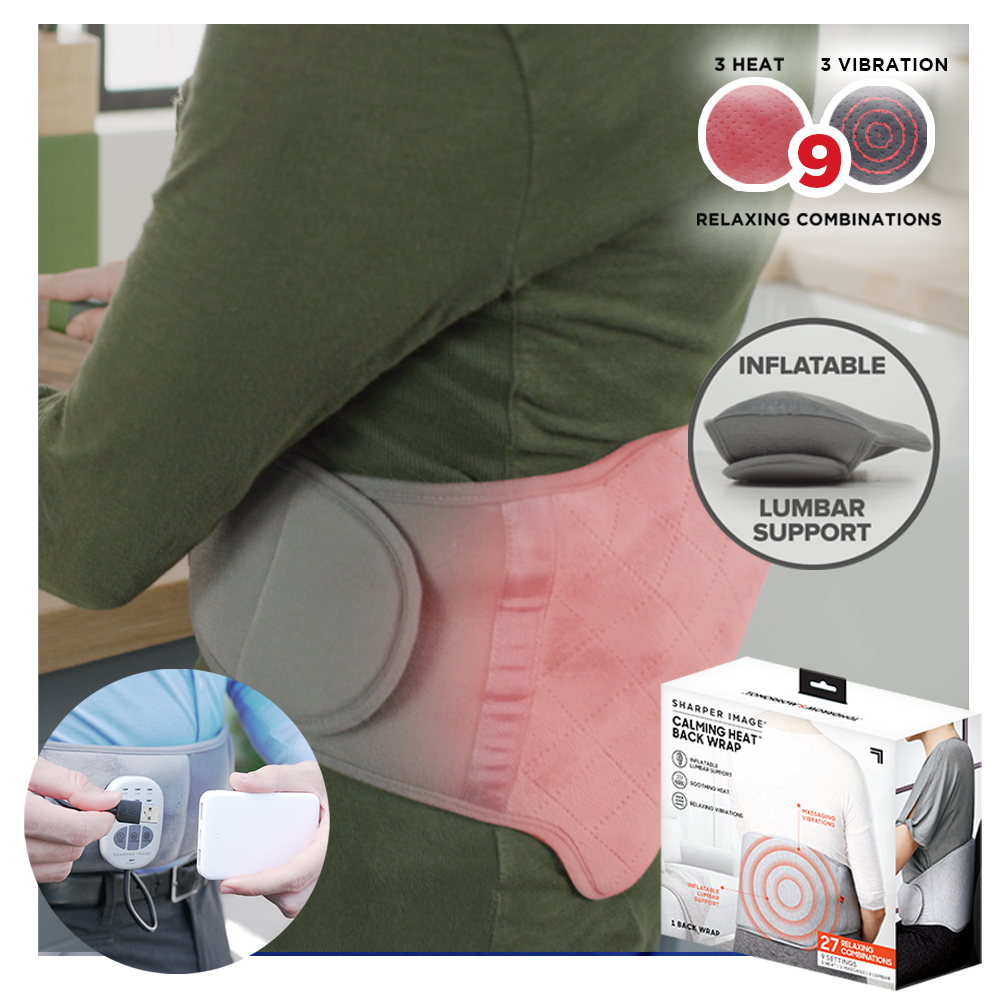 Image of Calming Heat Back Wrap + Portable Power Pack - 9 Settings