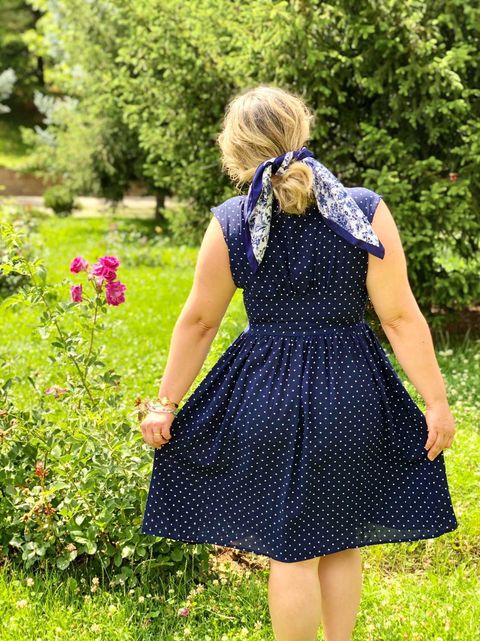 old navy dresses polka dot