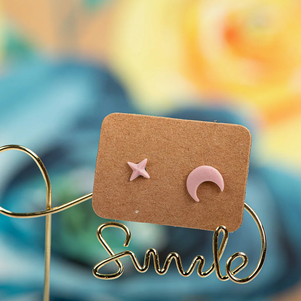 Multicolor Ceramic Earrings Exquisite Porcelain Accessories