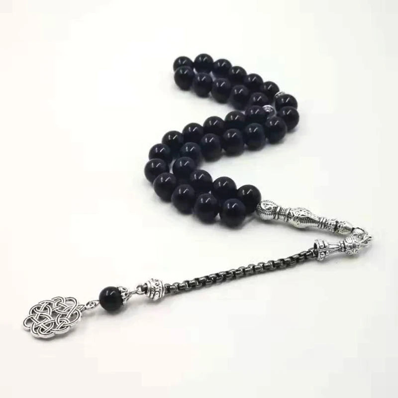 Onxy 33 Tasbih Man's Black agates Everything is new bracelets Gift