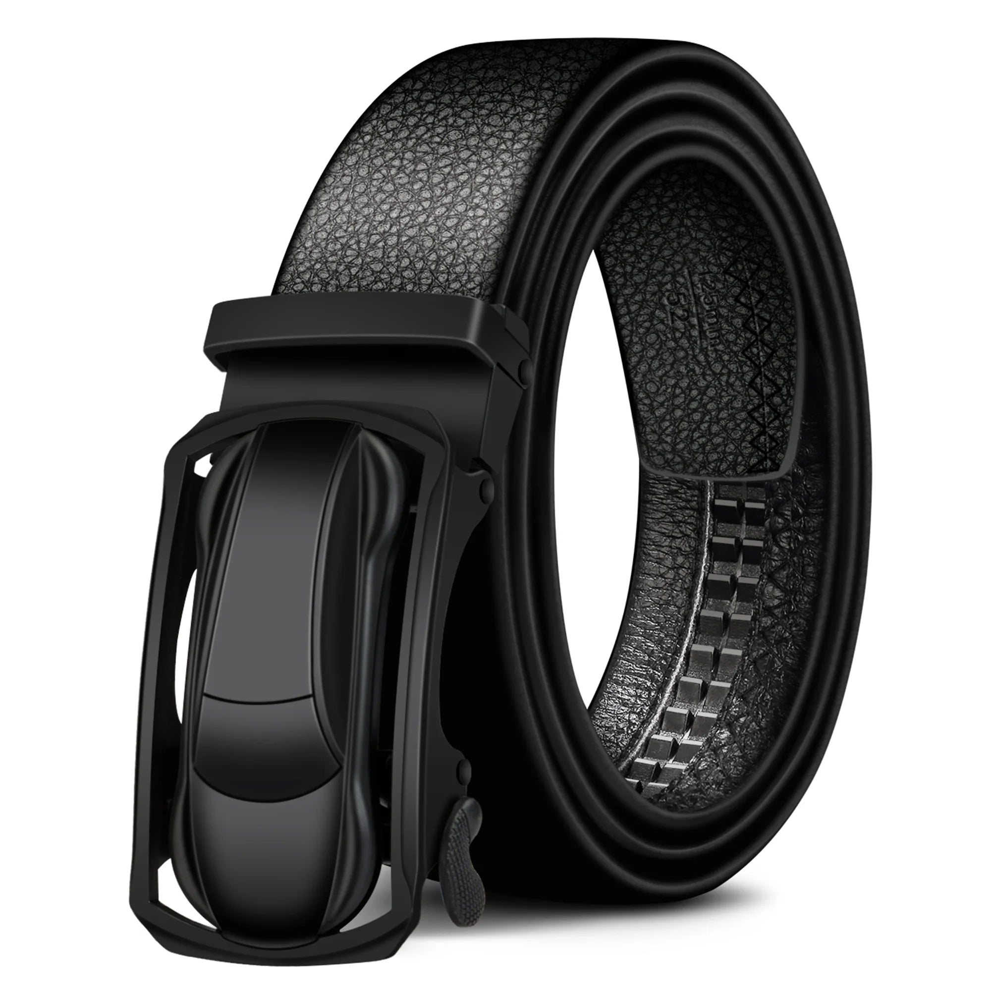 DENIM Genuine Leather Male Belt Luxury Metal Automatic Buckle Strap Belts