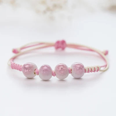 Women's Ceramic hand made DIY Bracelets Artware Retro bracelet