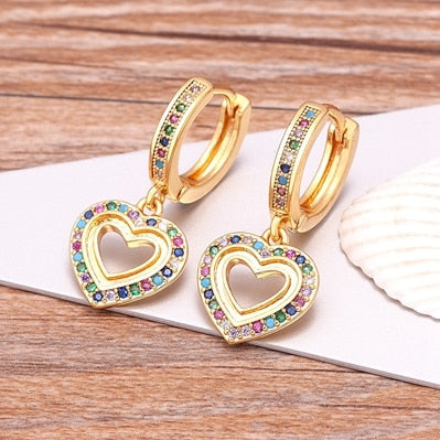 Fashion Elegant Classic Water Drop Crystal Earrings for Women
