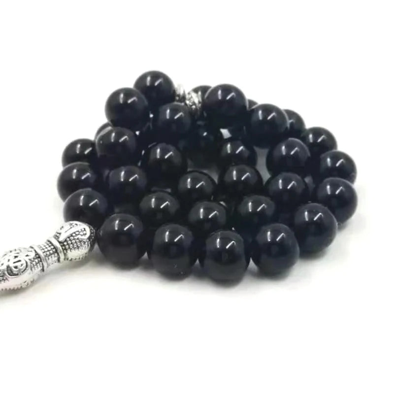 Onxy 33 Tasbih Man's Black agates Everything is new bracelets Gift