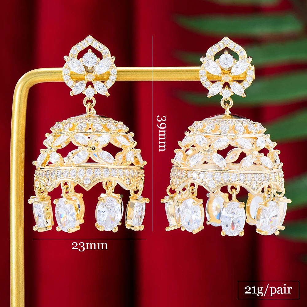 High-quality Luxury Original Design Round Drop Earrings Women's