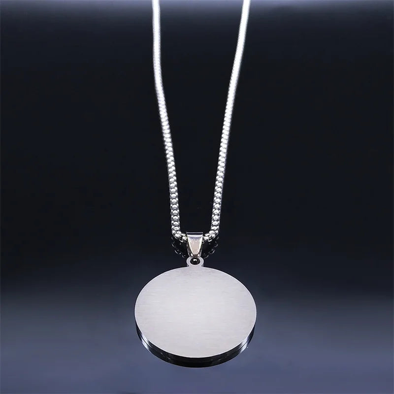 OUR LADY OF SCHOENSTAFF Medal Pendant Necklace Women/Men