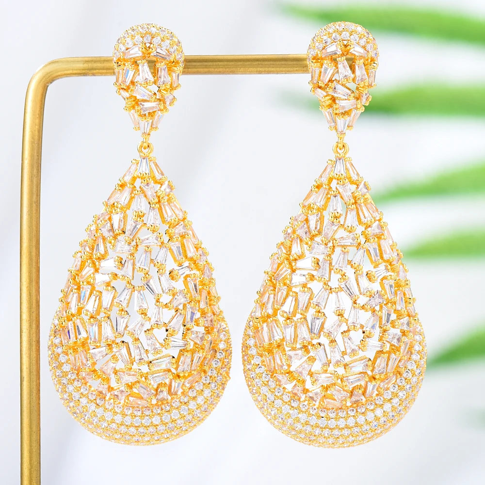 New Gorgeous Drop Earrings For Women Bridal Wedding Girl