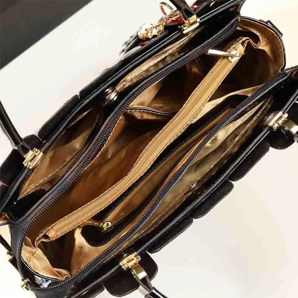 New Noble Style Women Gradient Ramp Top Handle Bag