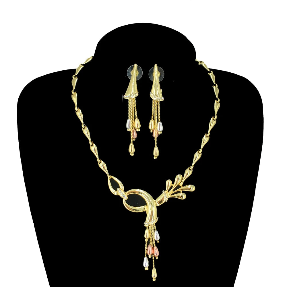 Newest Jewelry Dubai Costume Jewelry Unique Necklace for Women