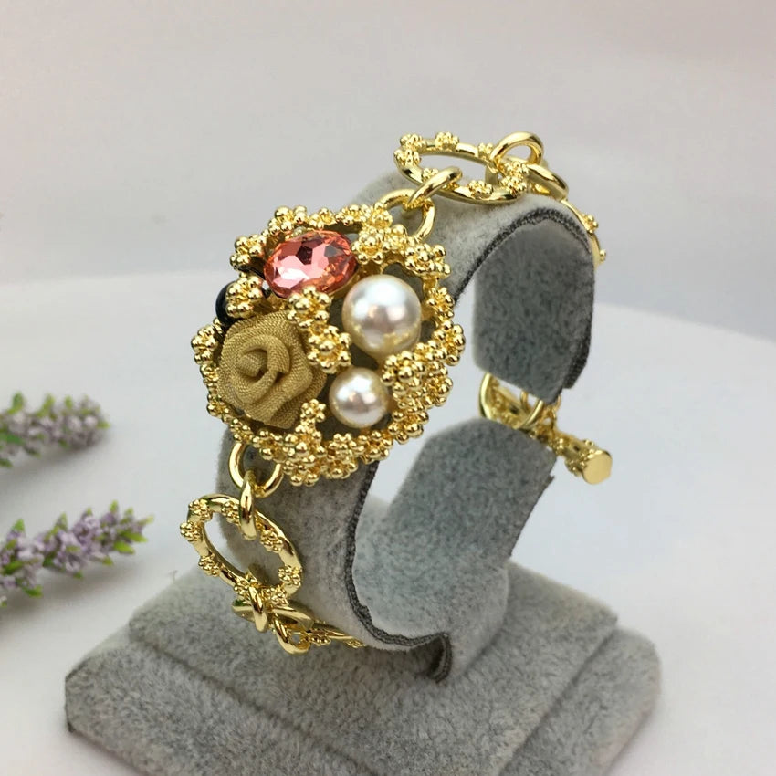 Bracelet Dubai Women's Jewelry Brazilian Gold Plated Wedding