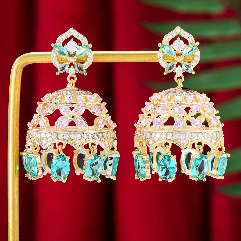 High-quality Luxury Original Design Round Drop Earrings Women's
