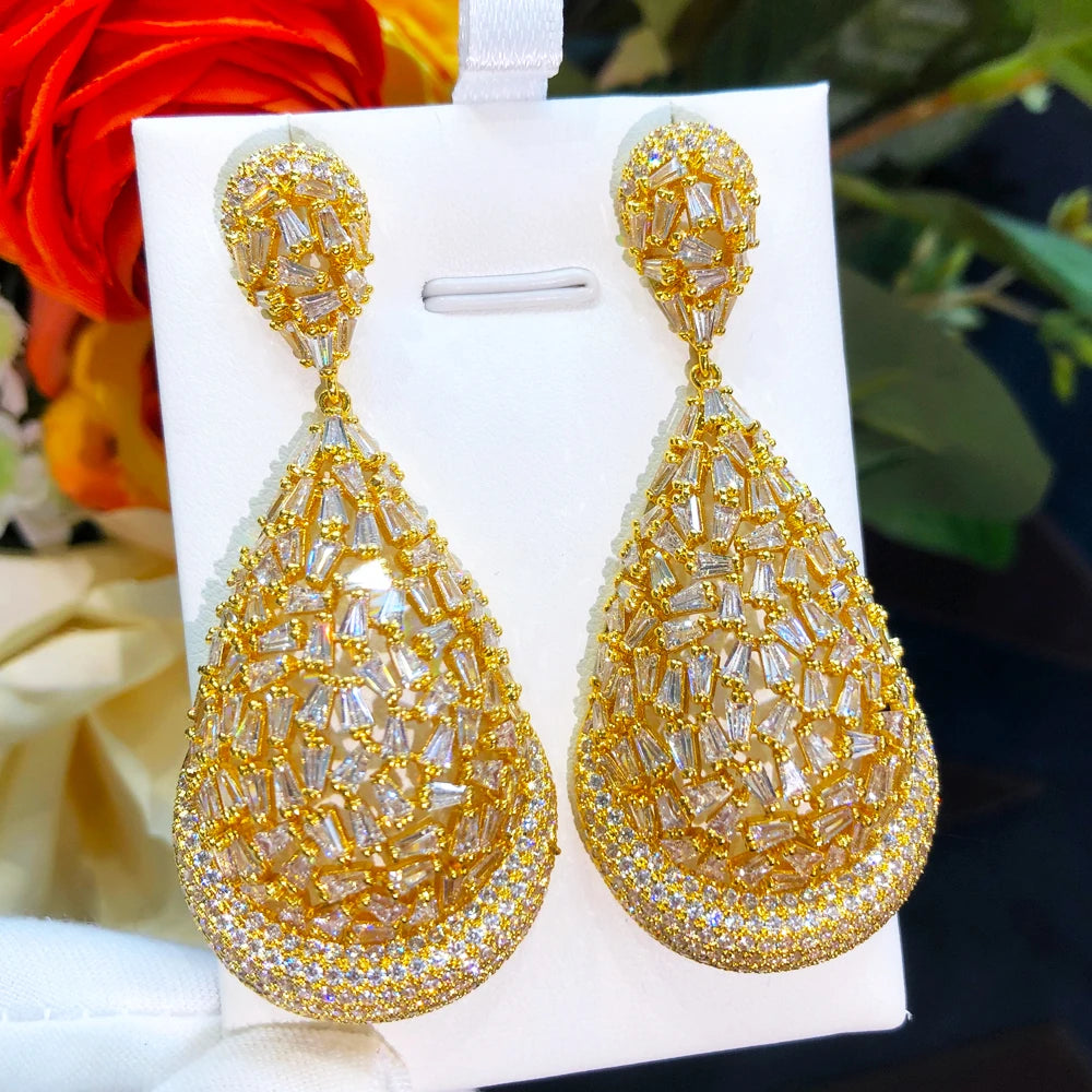 New Gorgeous Drop Earrings For Women Bridal Wedding Girl