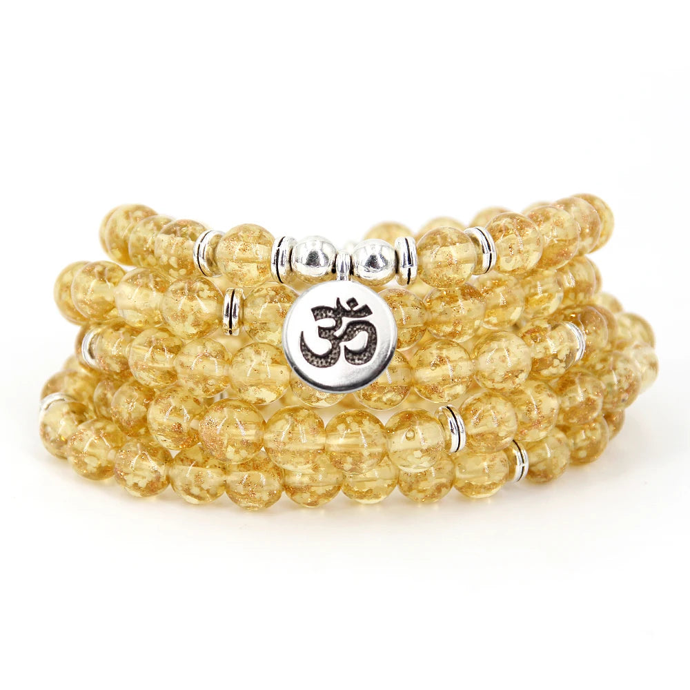 Women's Bracelets for healing and meditation, 8mm Bracelets Luminous Beads