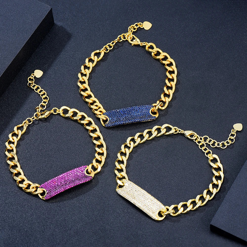 Luxury Necklace Bracelets Jewelry Sets Super CZ for Noble Women
