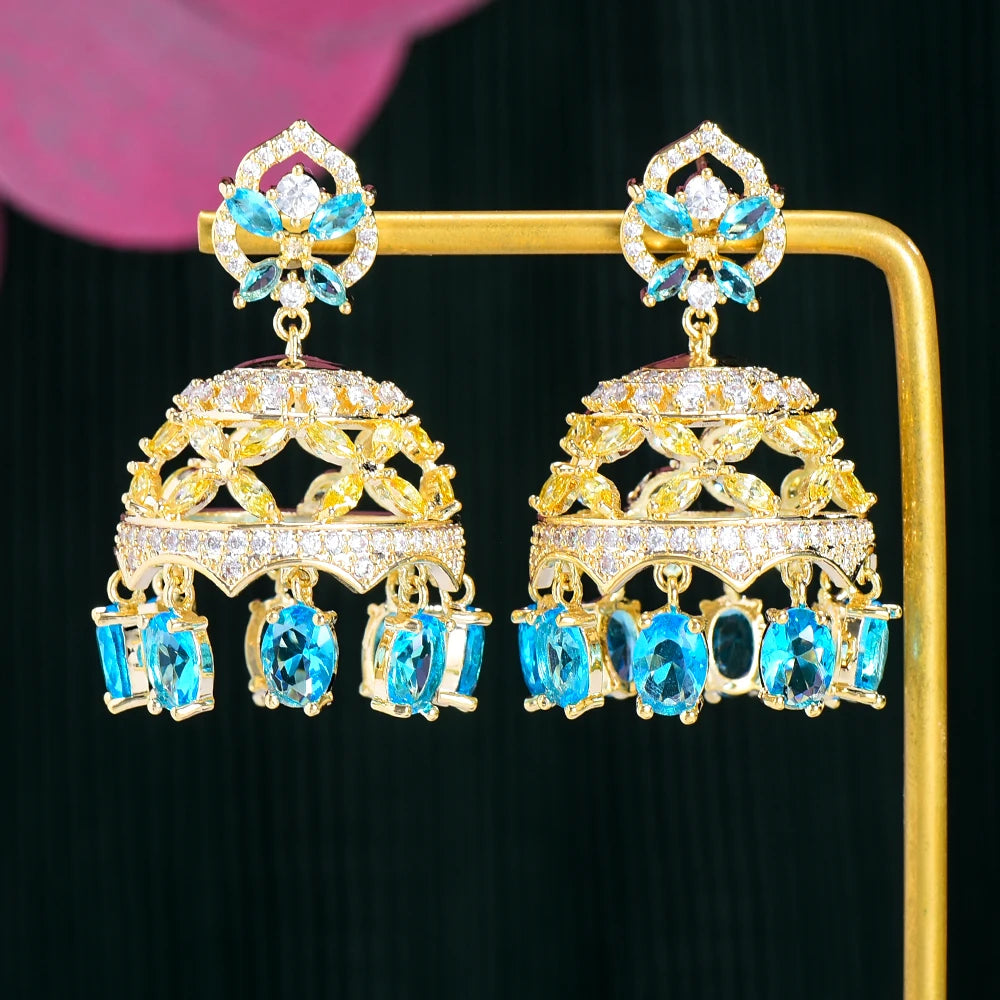 High-quality Luxury Original Design Round Drop Earrings Women's