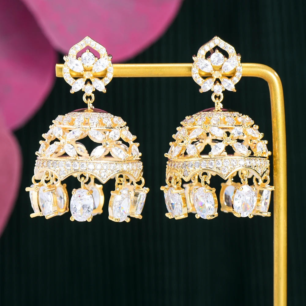 High-quality Luxury Original Design Round Drop Earrings Women's