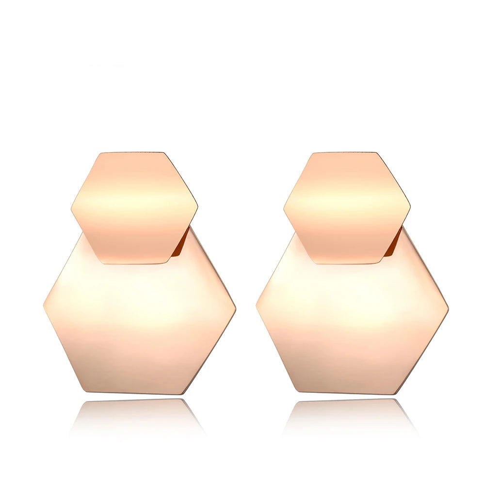 Fashion Geometric Hexagon Earrings For Women