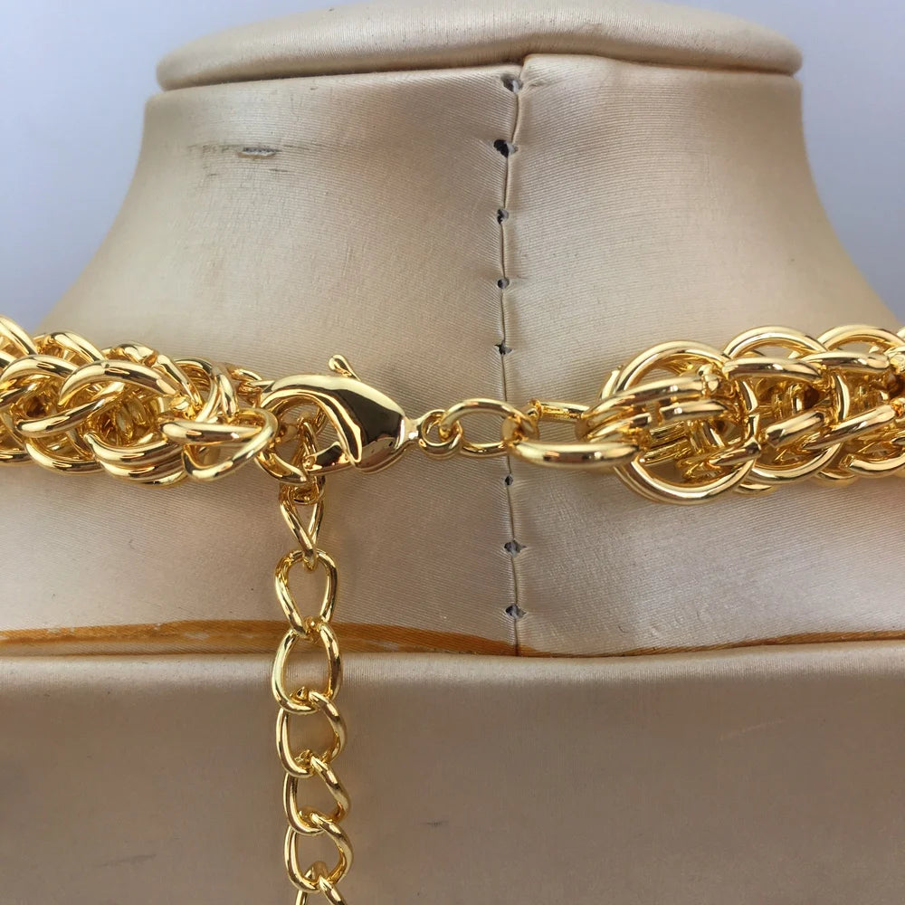 Bold Brazilian Jewelry Sets Bridal Jewelry Sets for Women Party Wedding
