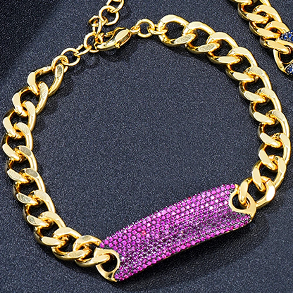 Luxury Necklace Bracelets Jewelry Sets Super CZ for Noble Women