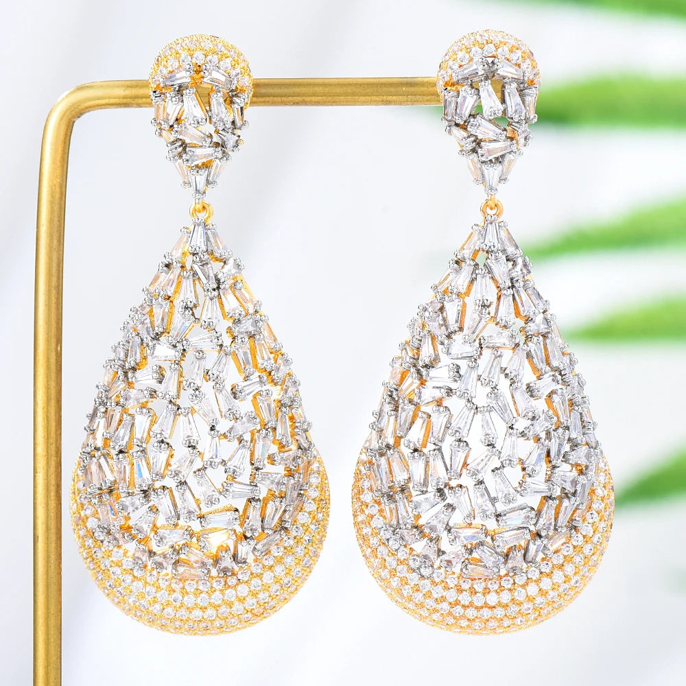 New Gorgeous Drop Earrings For Women Bridal Wedding Girl