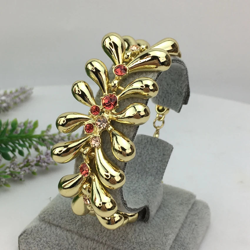 Bracelet Dubai Women's Jewelry Brazilian Gold Plated Wedding