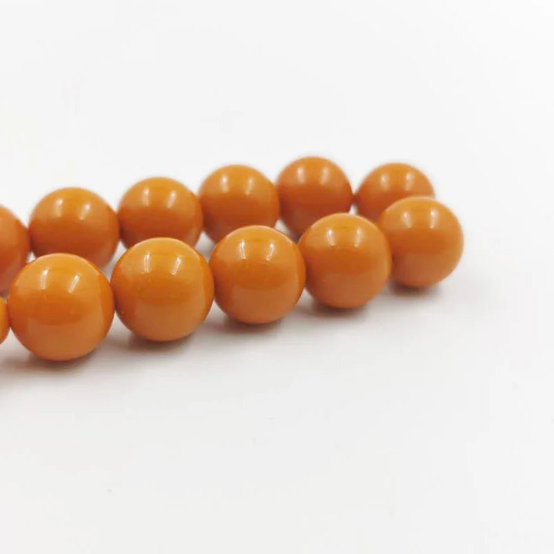 Mistaka Tasbih Islamic bracelet Orange resin muslim rosary Gifts
