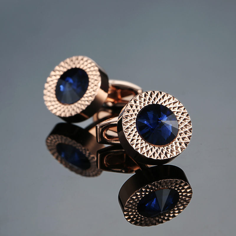 Luxury Blue white Cufflinks for Mens – Gofaer Finds store!