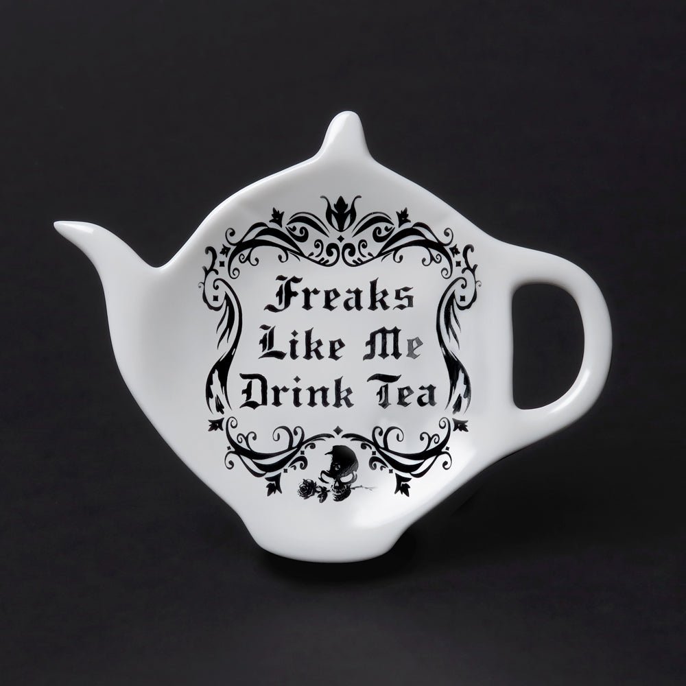 Alice in Wonderland teabag holder, teapot shaped tea bag dish