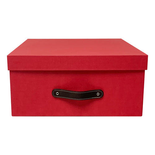 Caja Decorativa Organizadora Roja Soft Touch 2 piezas – Luxbox Design