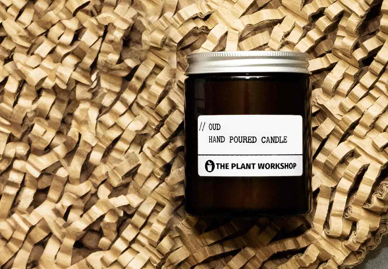 Oud Luxury Candle by The Plant Workshop Fenwick Newcastle