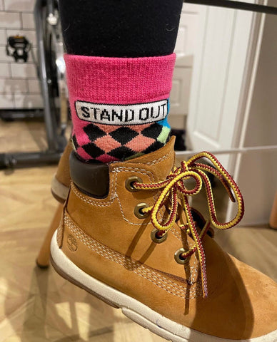 Stand out socks world Down syndrome day
