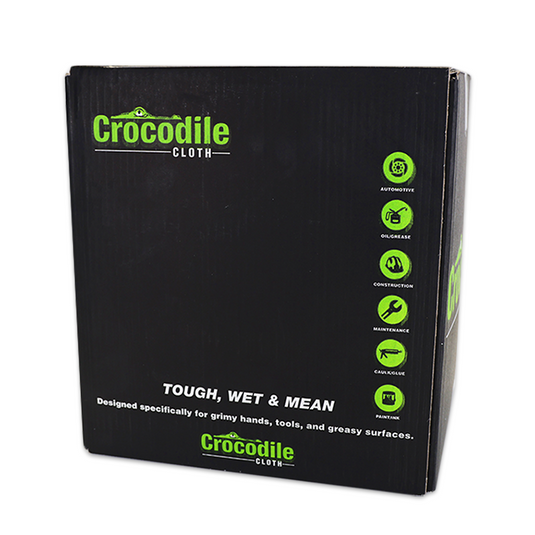 Crocodile 6 x 8 Alcohol-Free Antibacterial Hand Wipes - Pack of 80,  18Pk/Case (FDA Registered 74602-700-80)