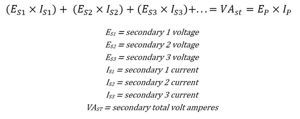 Multiple Volt Ampere Formula
