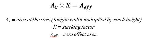 Core effect area