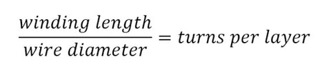 Turns Per Layer Formula