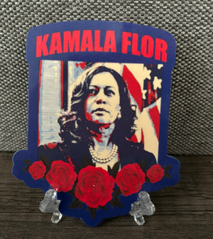 KAMALA FLOR STICKER - FrankieDeLeonDesigns