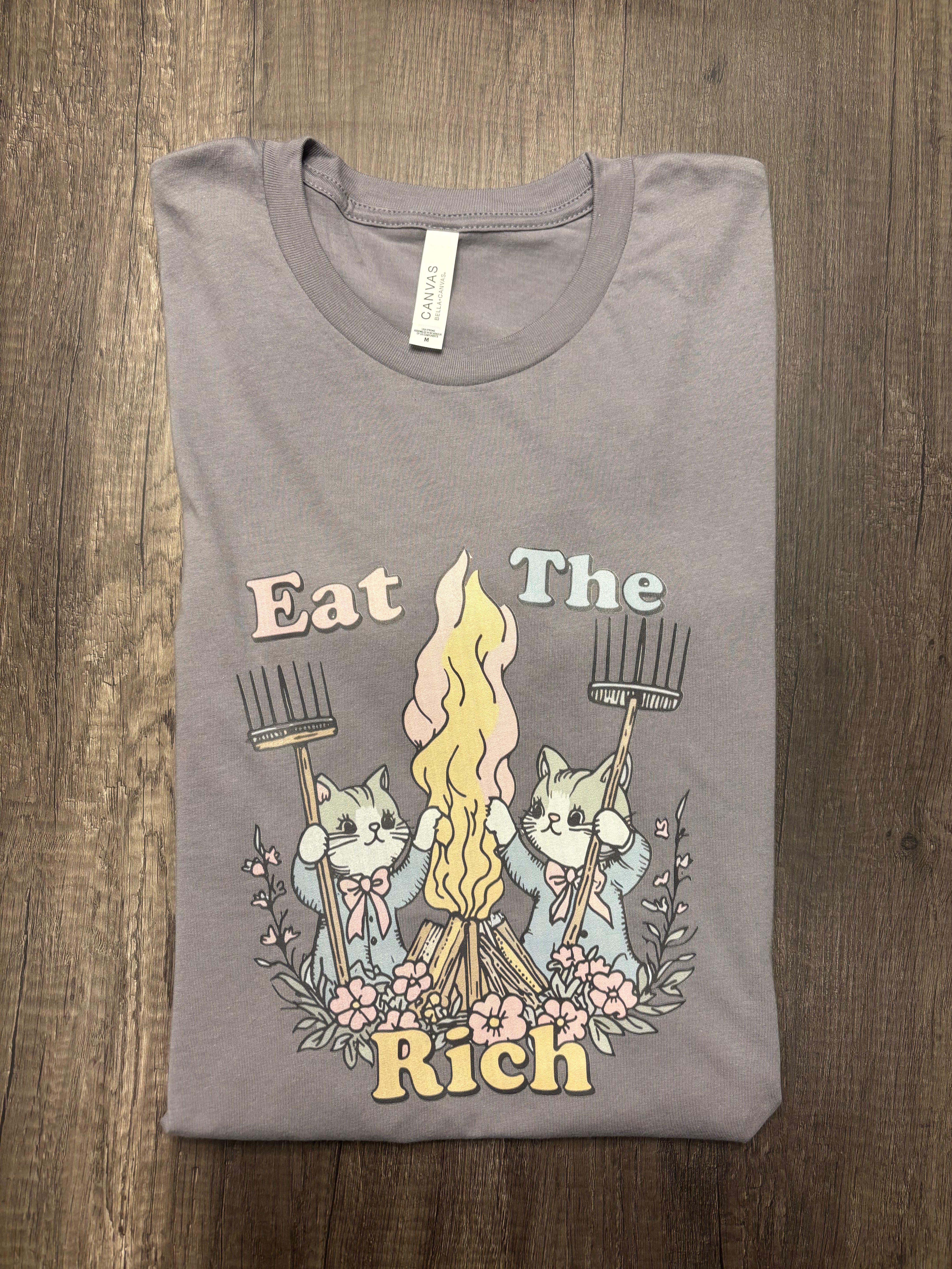EAT THE RICH (KITTENS)SHIRT