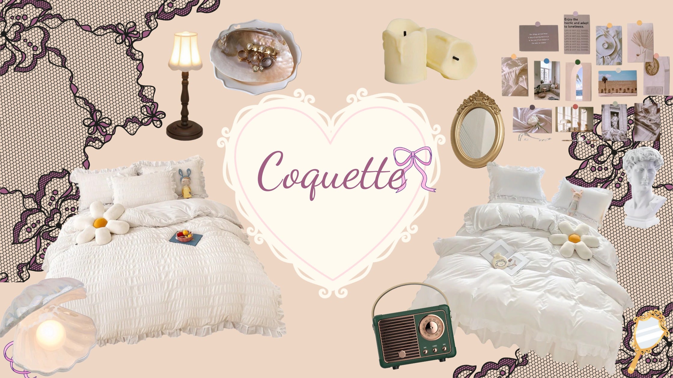 coquette aesthetic bedroom decor ideas