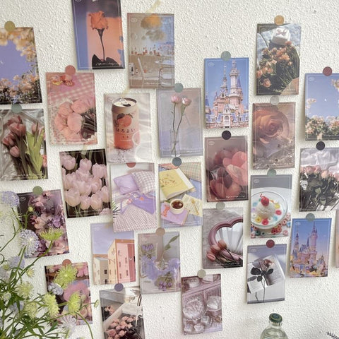 coquette aesthetic wall collage