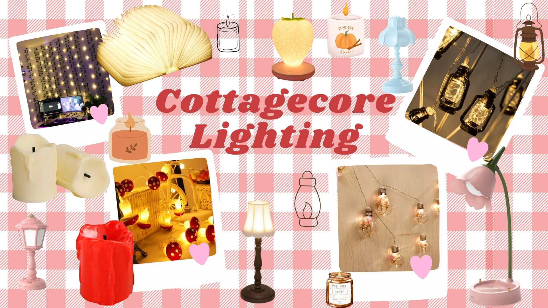 cottagecore aesthetic lighting