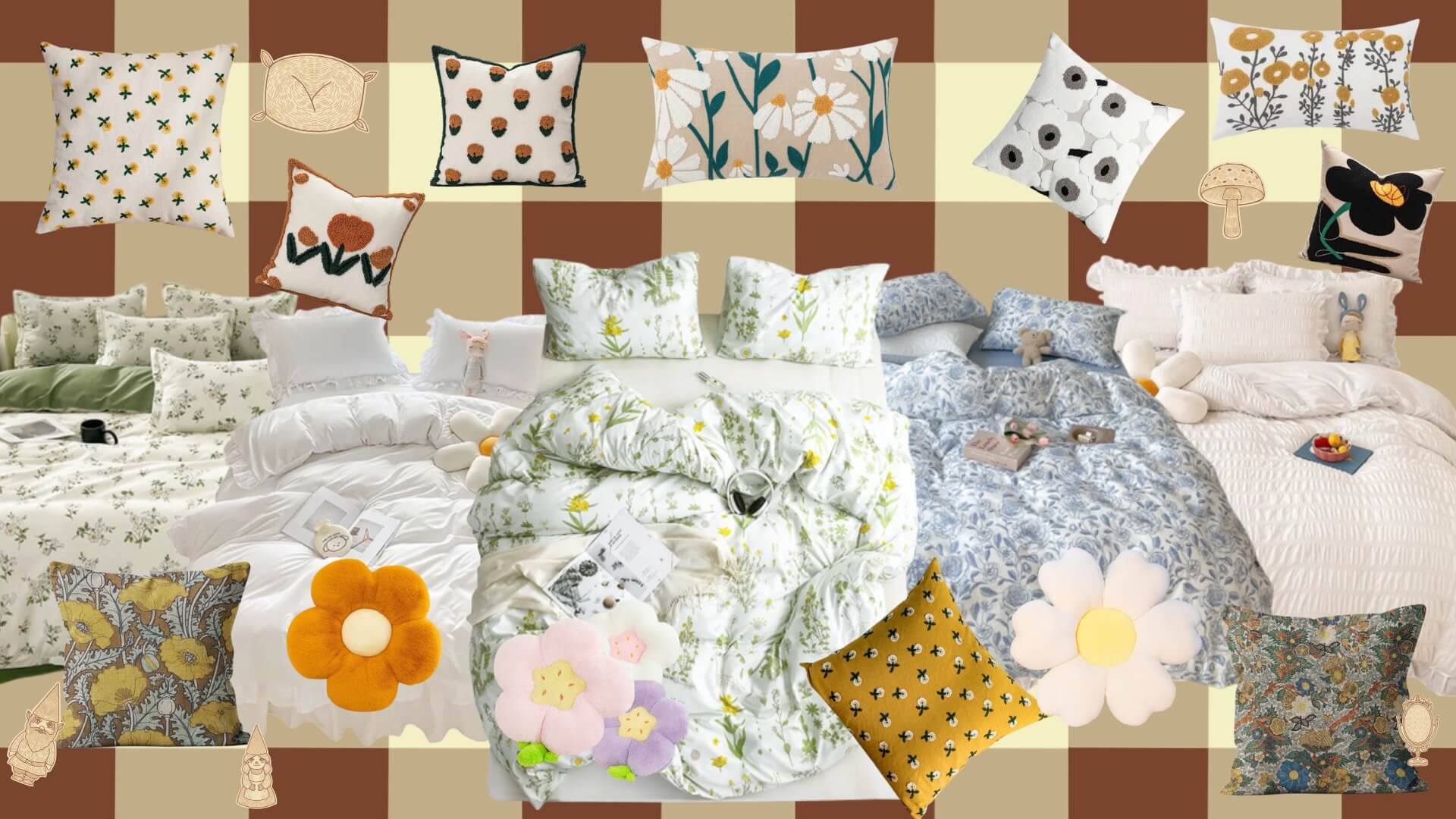 cottagecore aesthetic bedding